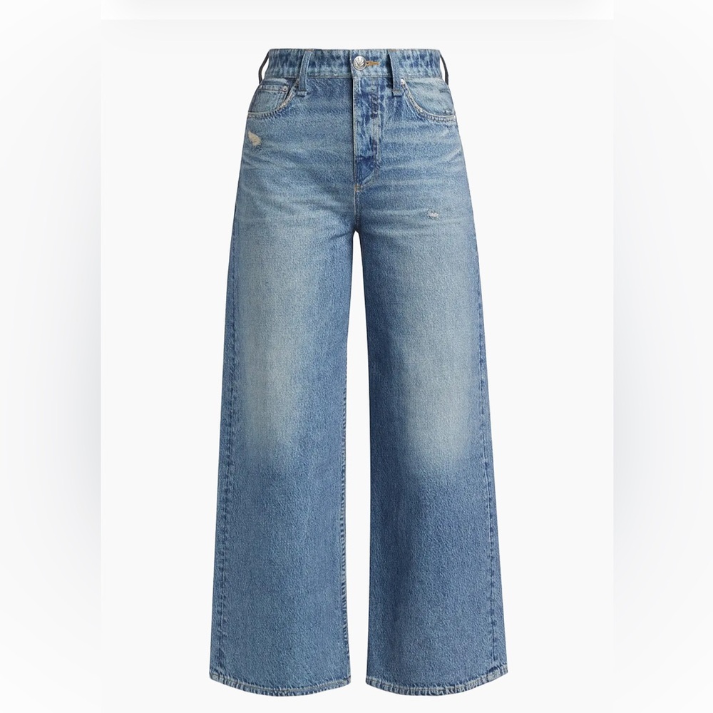 Rag & Bone Miramar Sofie Ankle Wide-Leg Pants Size 30 Color Minetta